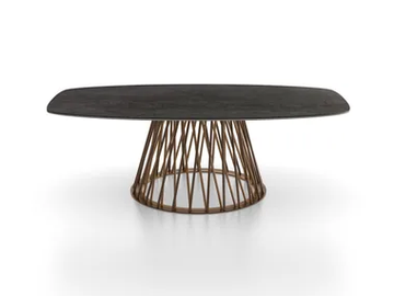 INTRIGO - Round porcelain stoneware coffee table by F.lli Orsenigo - view 2